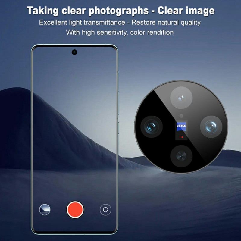 Displayschutzfolie Aus Gehärtetem Glas Für Vivo X100 Pro Mit Selbstpositionierendem Rahmen (schwarze Version)