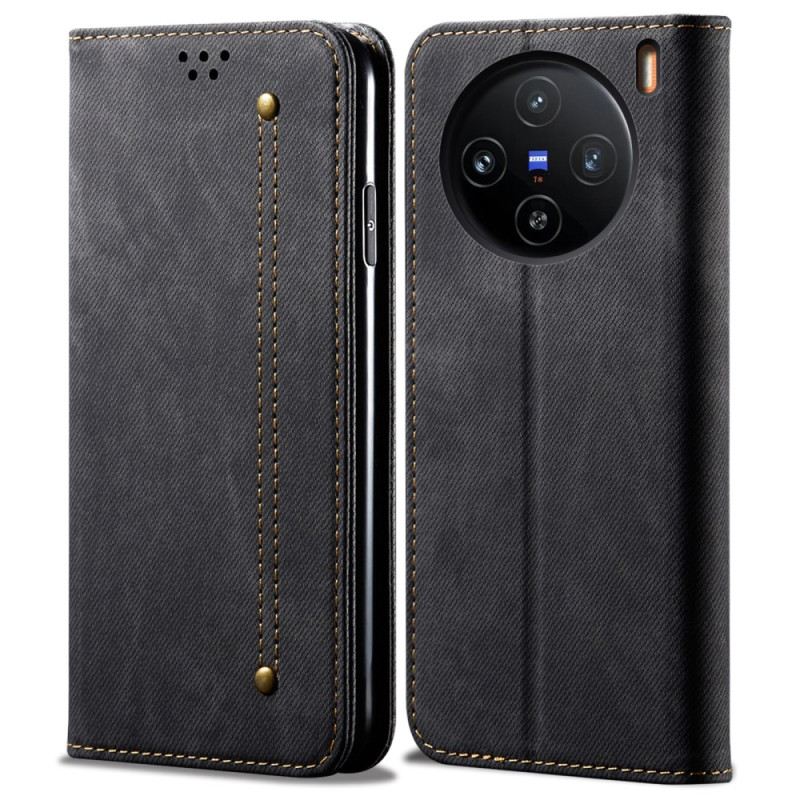 Flip Case Vivo X100 Pro Denim-textur