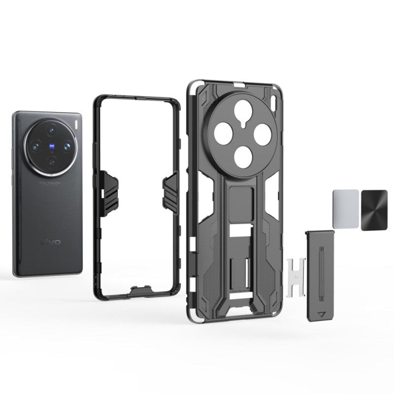 Hülle Vivo X100 Pro Handyhülle Faltbarer Ständer