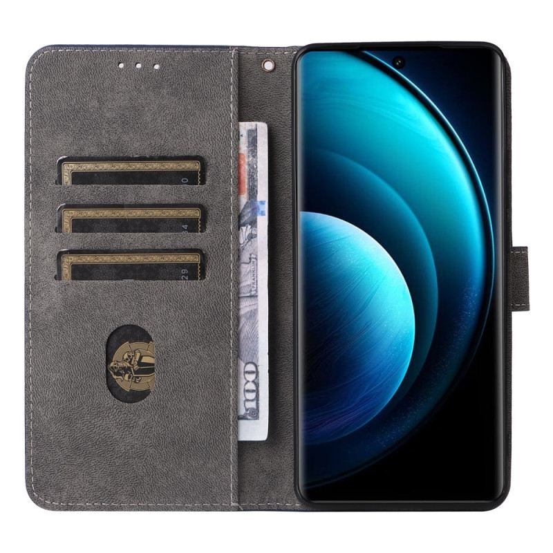 Lederhüllen Für Vivo X100 Pro Armband In Wildlederoptik