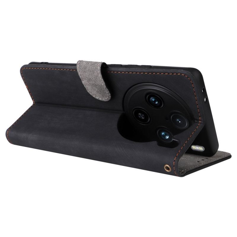 Lederhüllen Für Vivo X100 Pro Armband In Wildlederoptik