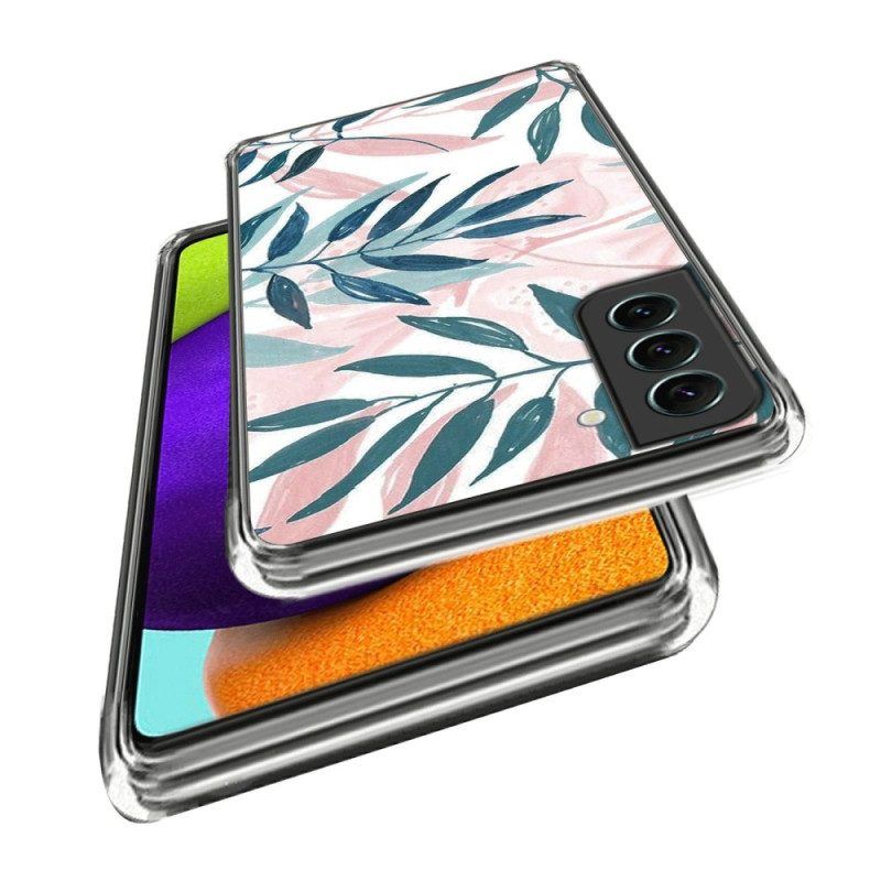 Handyhülle Für Samsung Galaxy S23 5G Farbige Blätter