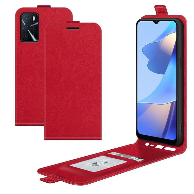 Lederhüllen Für Oppo A16 / A16s Flip Case Vertikales Kunstleder