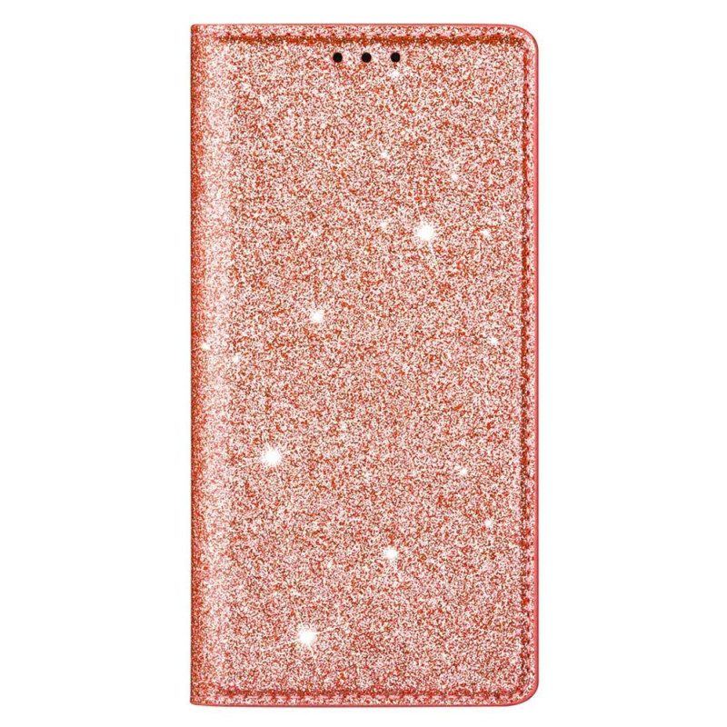 Schutzhülle Für Samsung Galaxy S23 Ultra 5G Flip Case Pailletten-stil