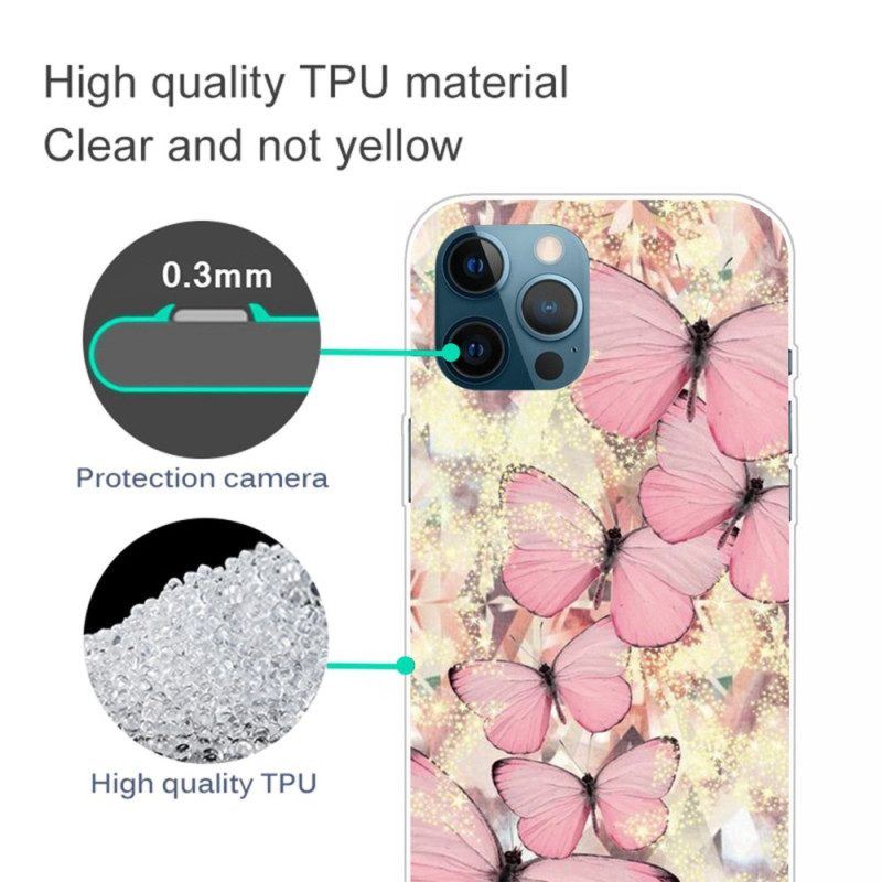 Handyhülle Für iPhone 14 Pro Max Schmetterlingsvariationen