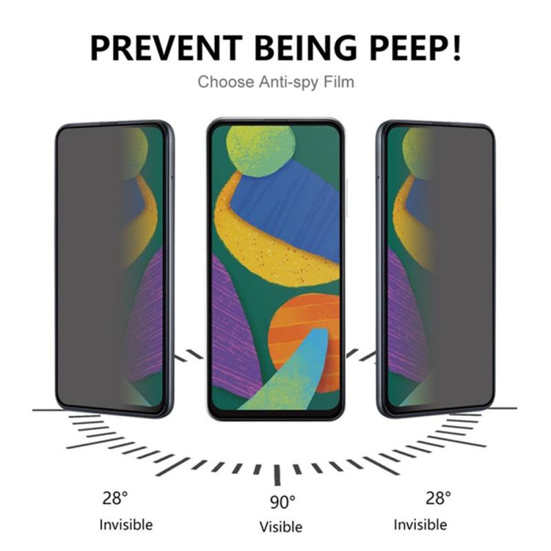 Anti-spionage-displayschutzfolie Für Realme 14x 5g / C55 4g