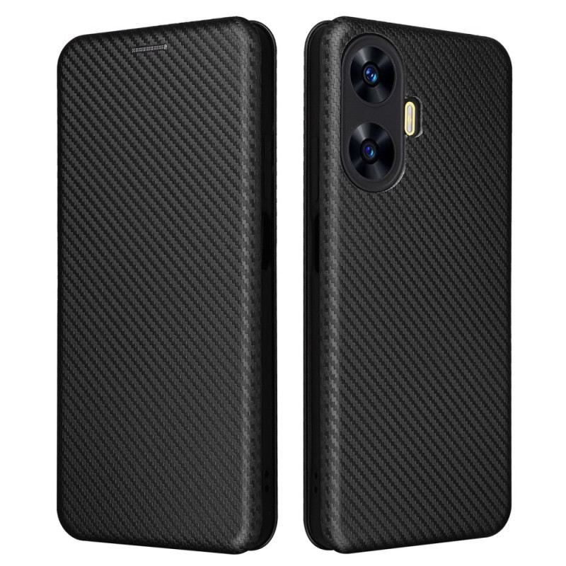 Flip Case Realme C55 Carbon Fiber
