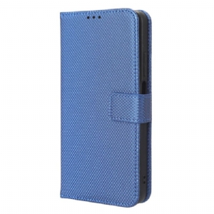 Lederhüllen Für Realme C55 Geldbörse Mit Riemen Und Struktur