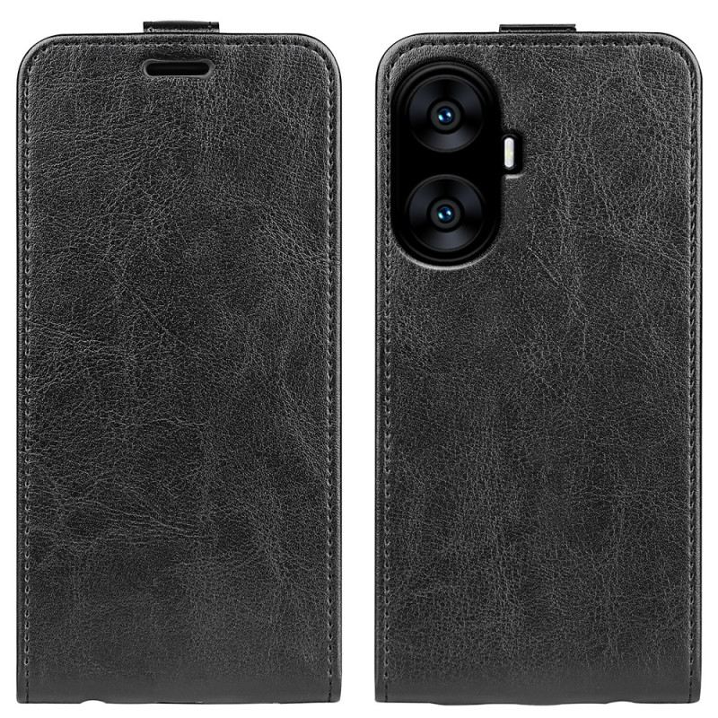 Lederhüllen Für Realme C55 Vertikale Klappe