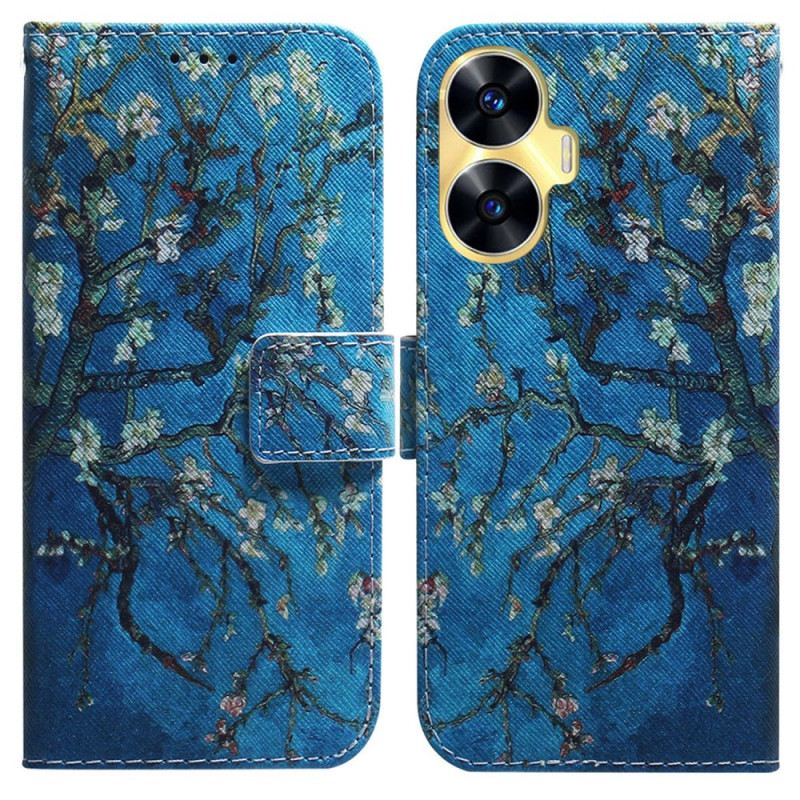 Lederhüllen Realme C55 Aprikosenblüten