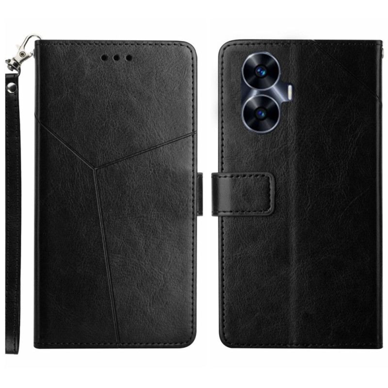 Lederhüllen Realme C55 Armband In Y-form