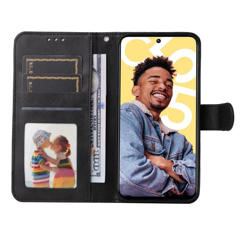 Lederhüllen Realme C55 Armband Mit Lederstruktur