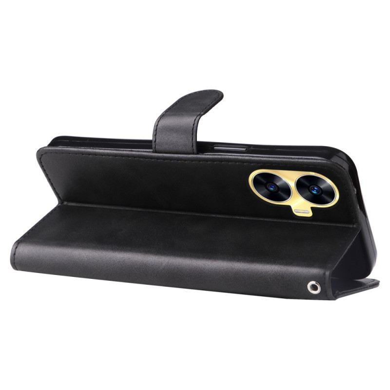 Lederhüllen Realme C55 Armband Mit Münzfach Vorne