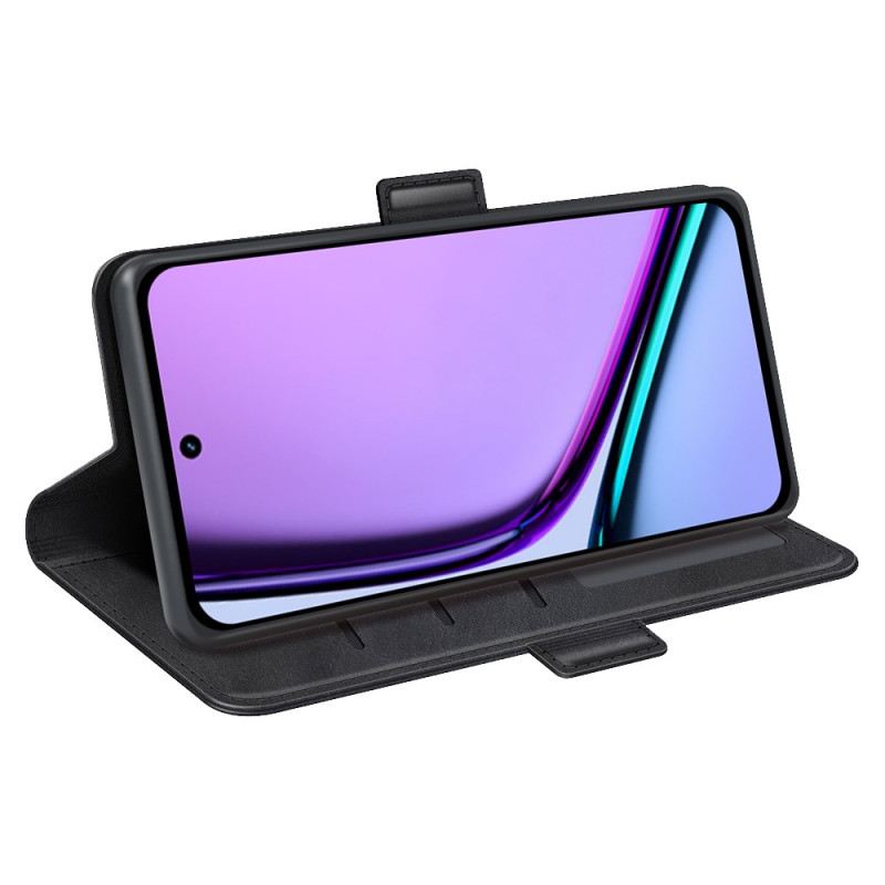 Lederhüllen Für Realme C67 Doppelverschluss