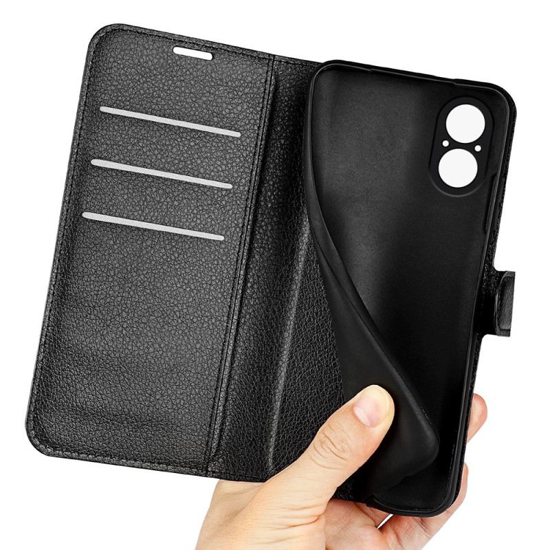 Lederhüllen Für Realme C67 Kunstleder Litschi