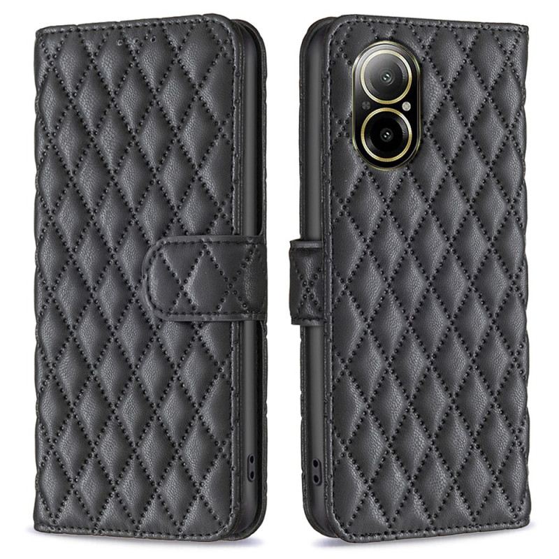 Lederhüllen Realme C67 Gesteppt