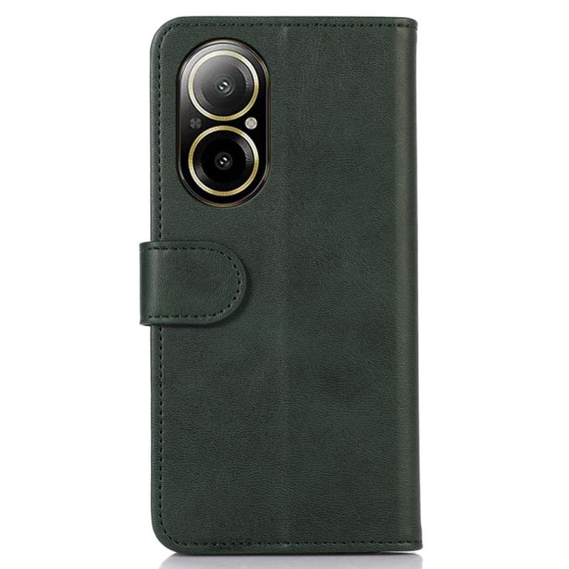 Lederhüllen Realme C67 Klassisches Kunstleder