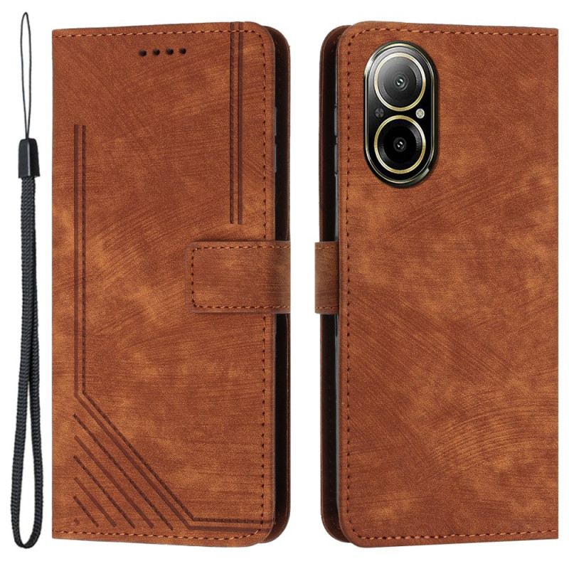 Lederhüllen Realme C67 Retro-design