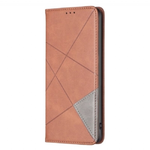 Flip Case Für Realme C53 Geometrisches Muster