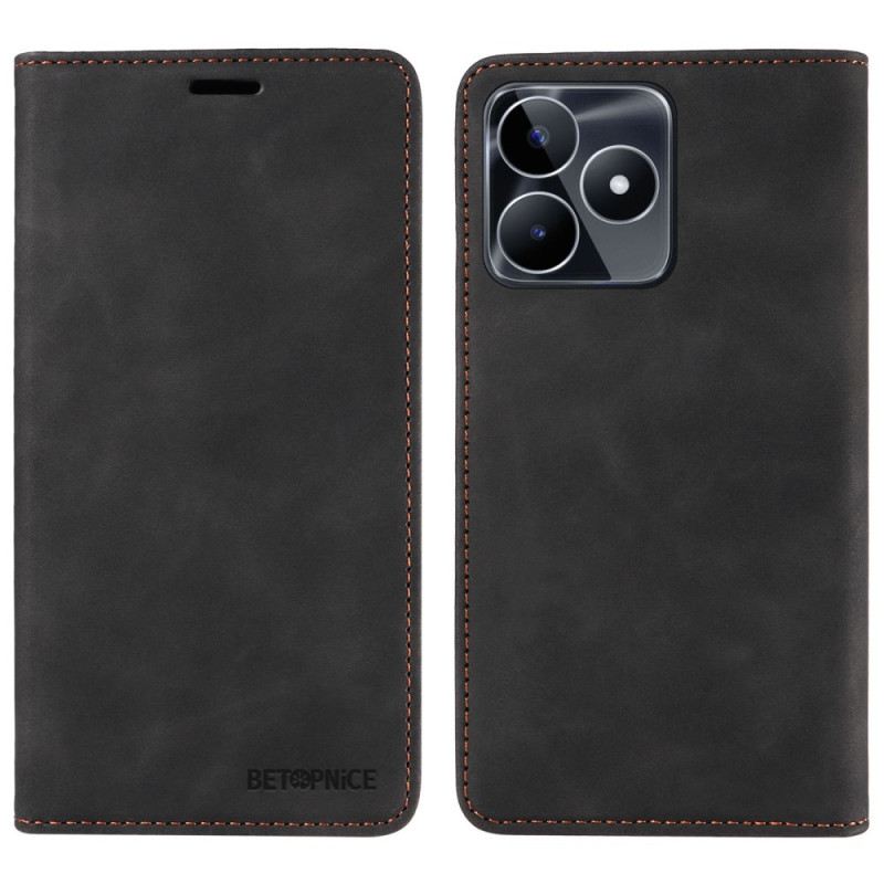 Flip Case Realme C53 Rfid-blockierung Betopnice