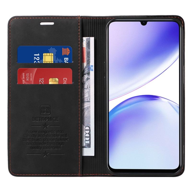 Flip Case Realme C53 Rfid-blockierung Betopnice
