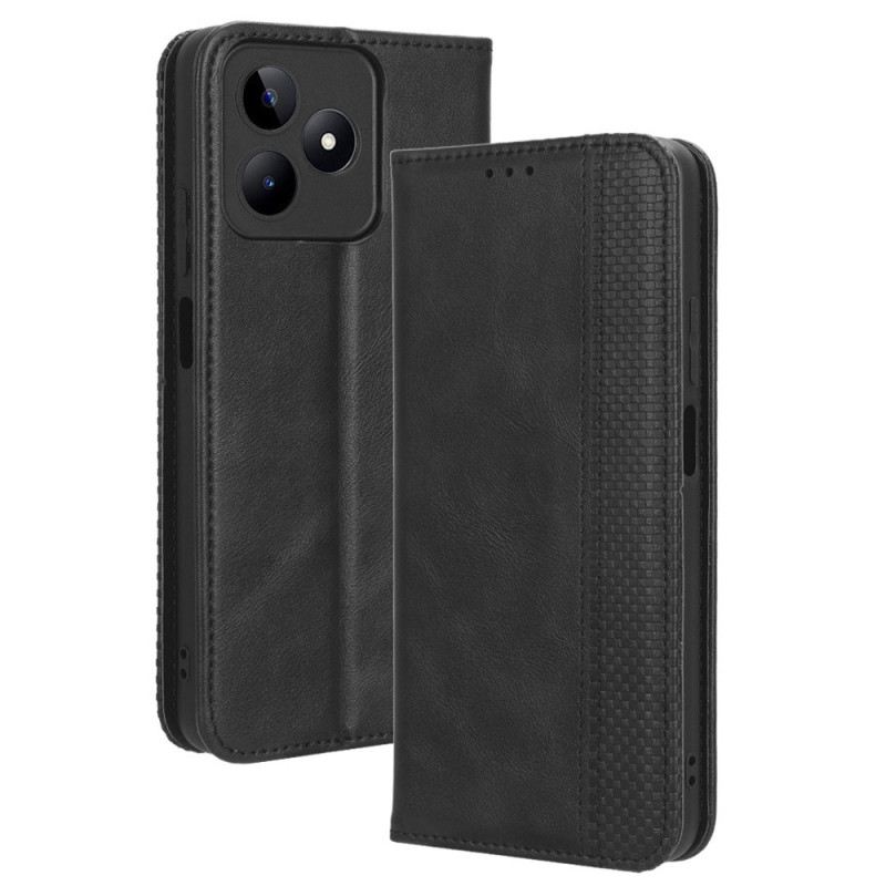 Flip Case Realme C53 Vintage-stil