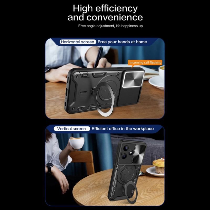 Hülle Für Realme C53 Drehbarer Halter Und Kameraschutz