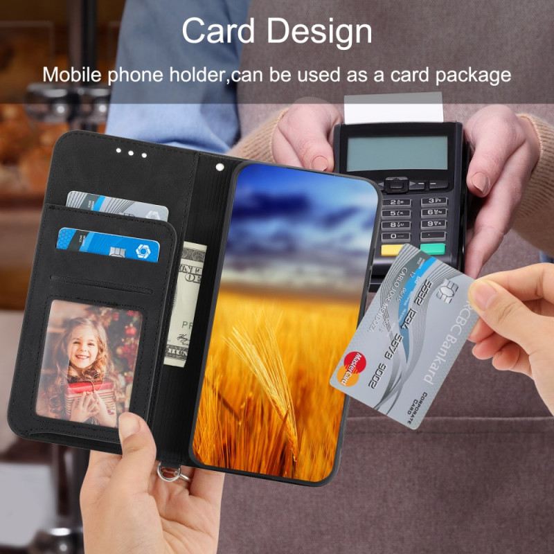 Lederhüllen Realme C53 Blumenmuster Mit Riemen Und Schulterriemen