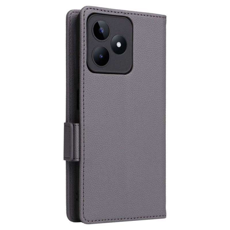 Lederhüllen Realme C53 Handyhülle Ultradünn Mit Trageband