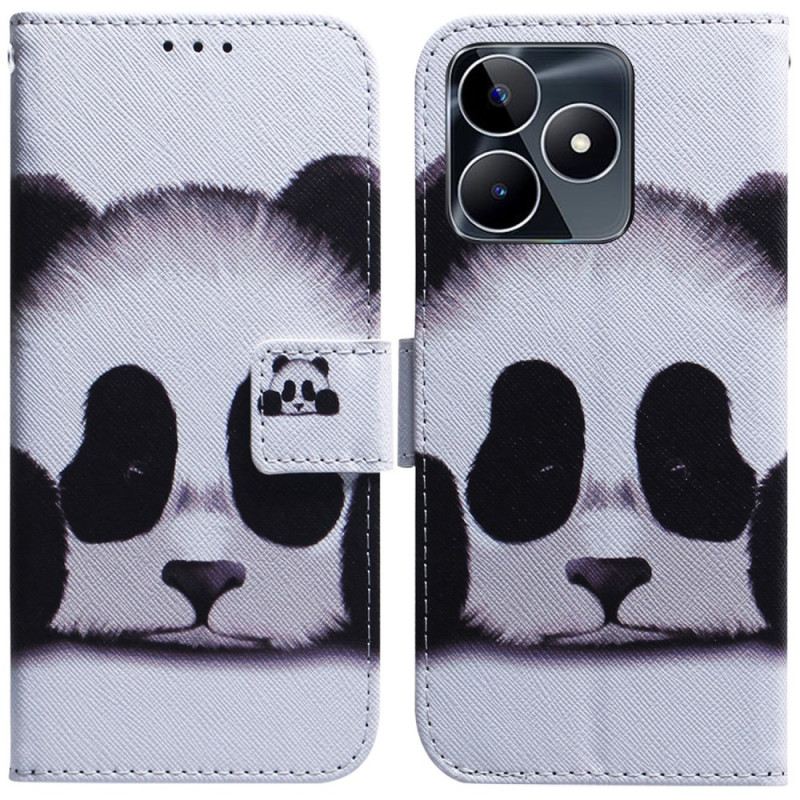 Lederhüllen Realme C53 Panda