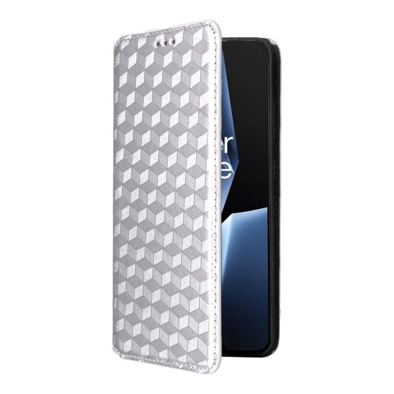 Flip Case Für Oneplus 13r 3d-diamanten