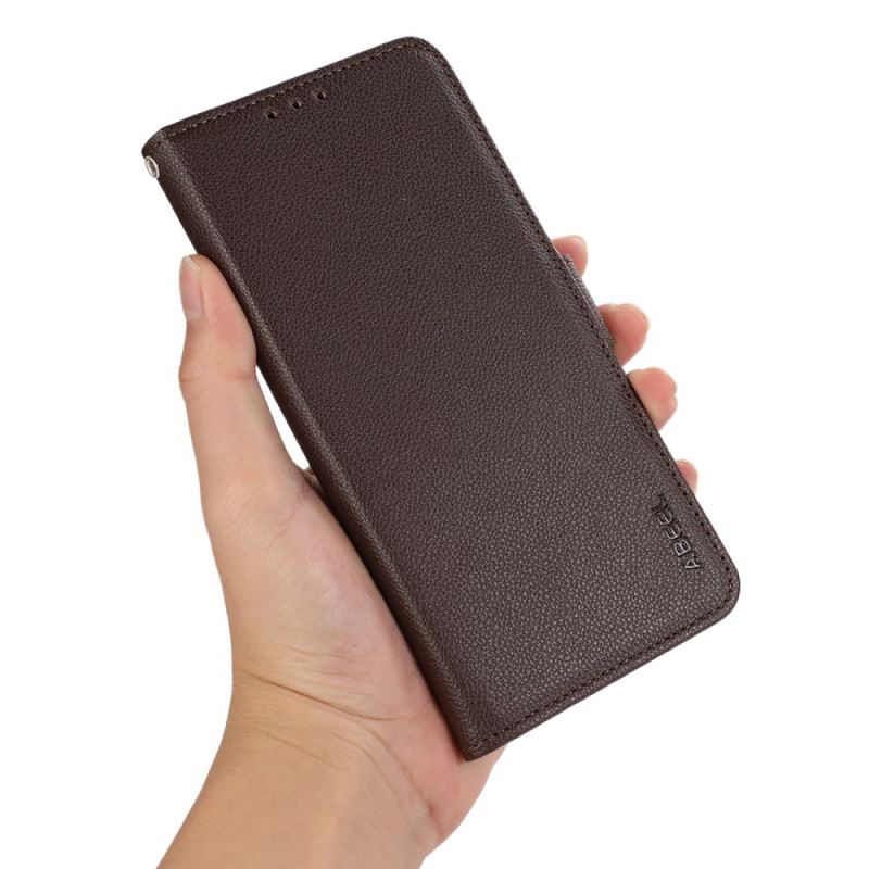 Lederhüllen Für Oneplus 13r Abeel Mit Gebranntem Effekt