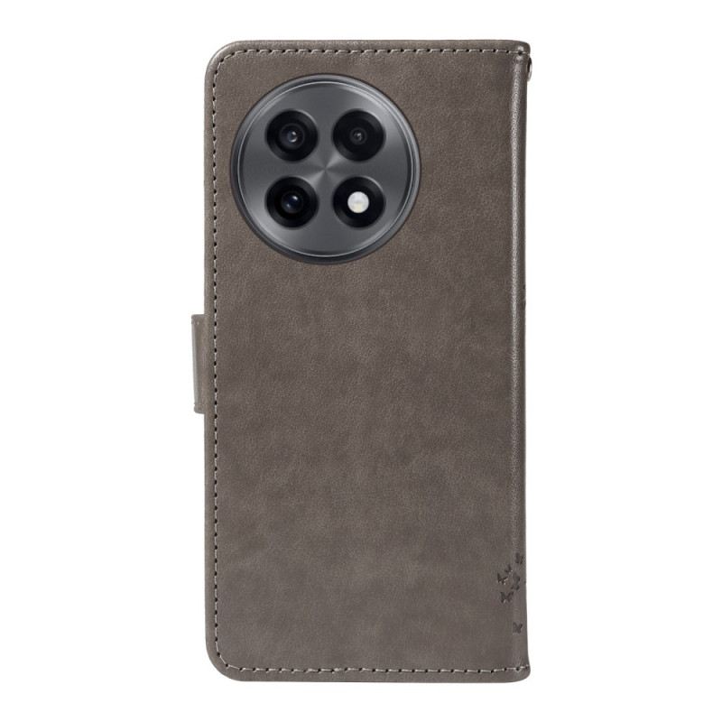 Lederhüllen Für Oneplus 13r Baum Und Katze