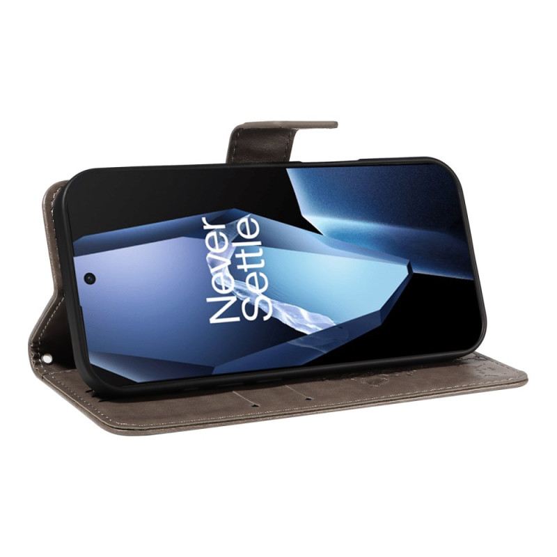 Lederhüllen Für Oneplus 13r Baum Und Katze