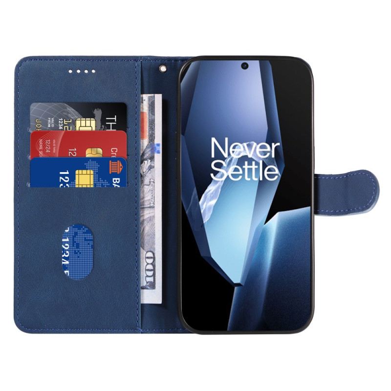 Lederhüllen Für Oneplus 13r Wellenmuster