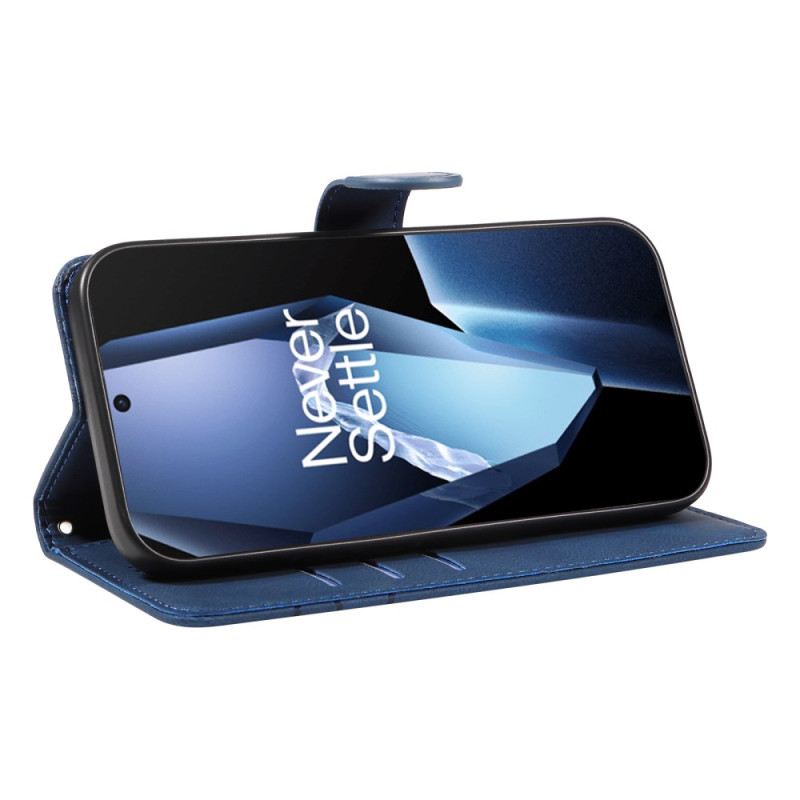 Lederhüllen Für Oneplus 13r Wellenmuster