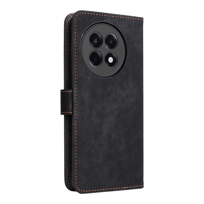 Lederhüllen Oneplus 13r Handyhülle Rfid-blockierende Lederoptik Mit Riemen