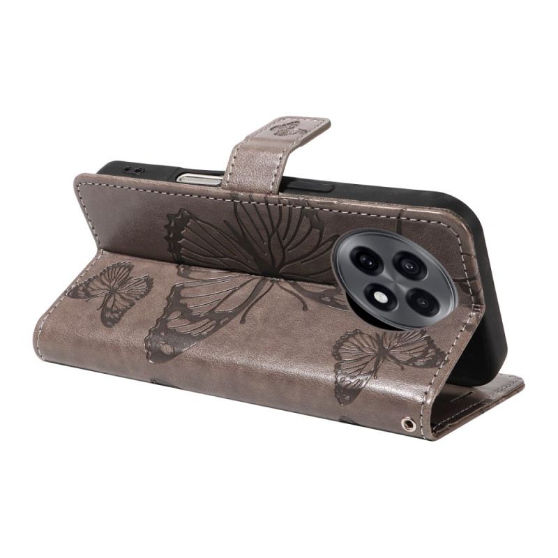 Lederhüllen Oneplus 13r Handyhülle Riesige Schmetterlinge