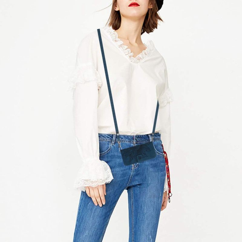 Lederhüllen Oneplus 13r Handyhülle Schultergurt Mit Sonnenblumenmuster