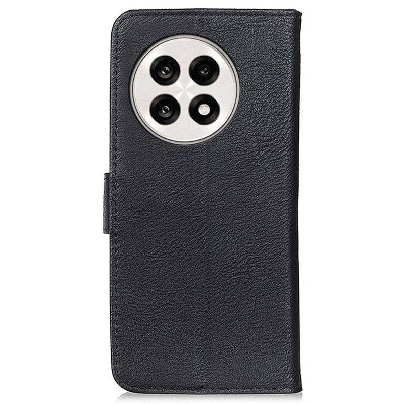 Lederhüllen Oneplus 13r Khazneh Lederoptik