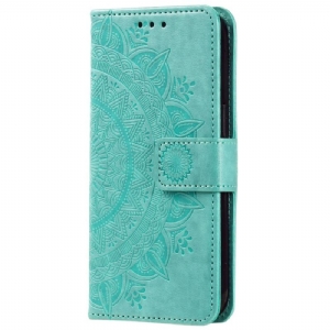 Lederhüllen Oneplus 13r Mandala-sonne