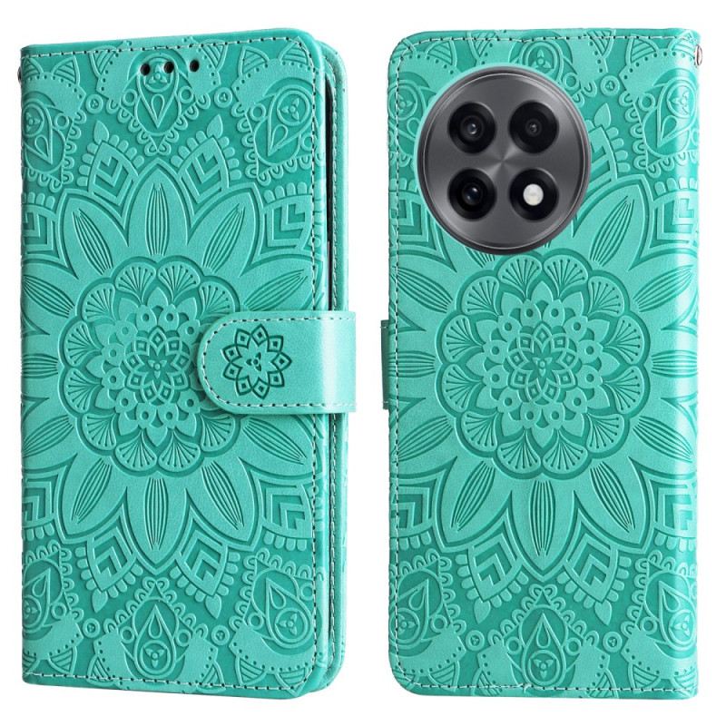 Lederhüllen Oneplus 13r Sonnenblume