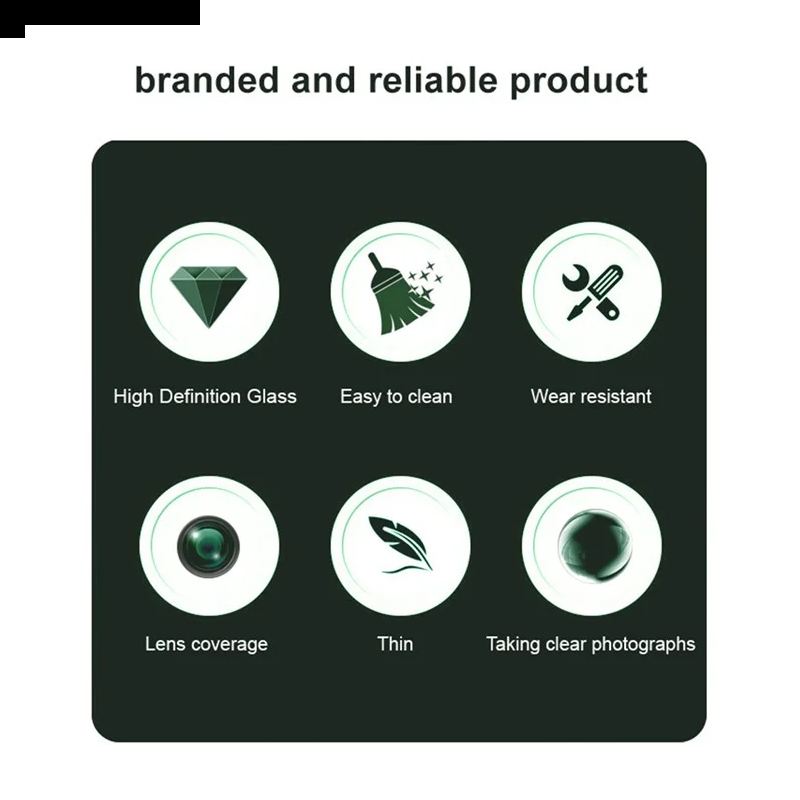 Objektivschutz Aus Gehärtetem Glas Für Oneplus 13r (schwarz)