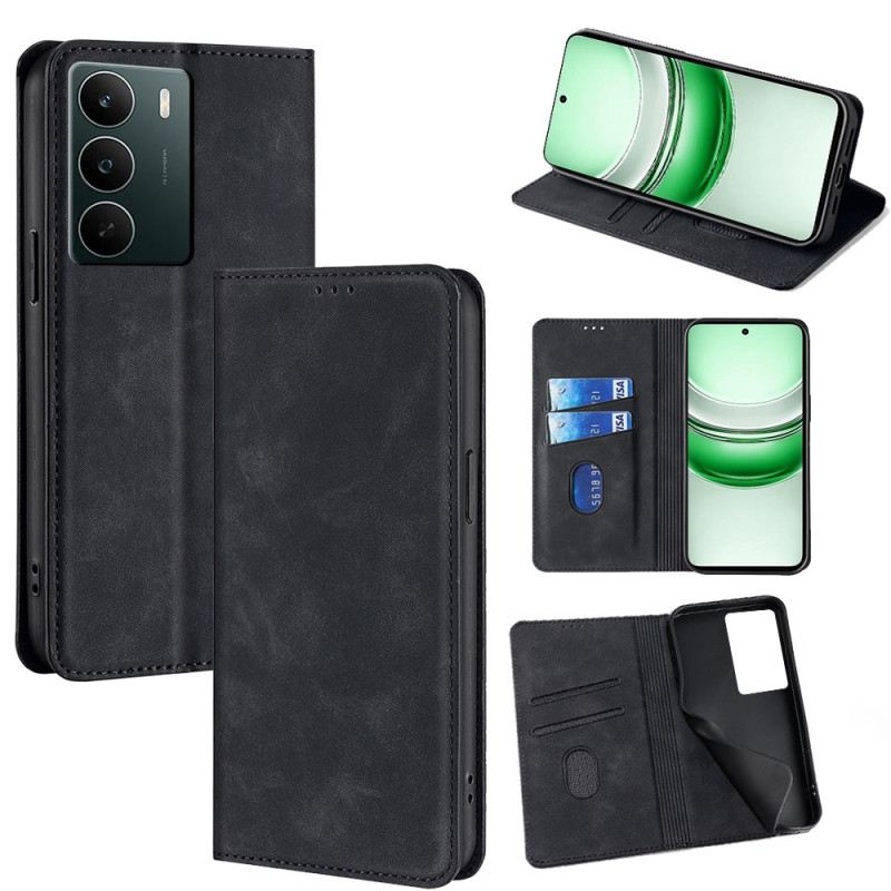 Flip Case Für Realme C71 Wildleder Effekt