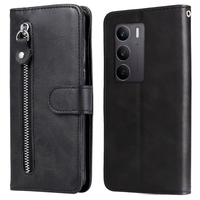 Lederhüllen Für Realme C71 Reißverschlusstasche