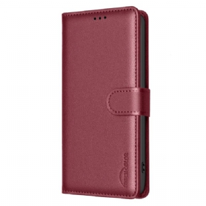 Lederhüllen Realme C71 Binfen Color Rfid-geldbörse