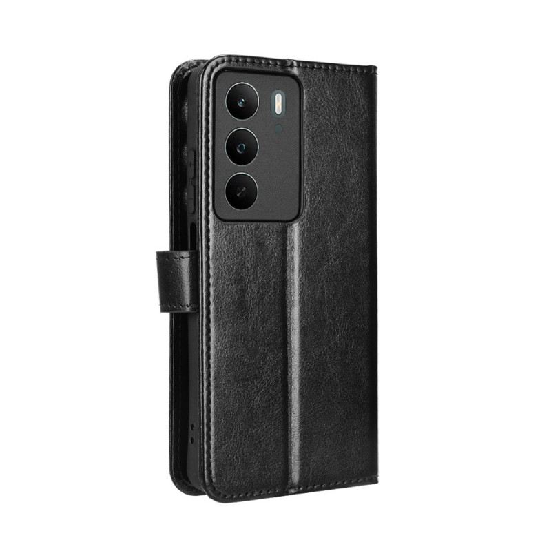 Lederhüllen Realme C71 Handyhülle Glänzendes Kunstleder