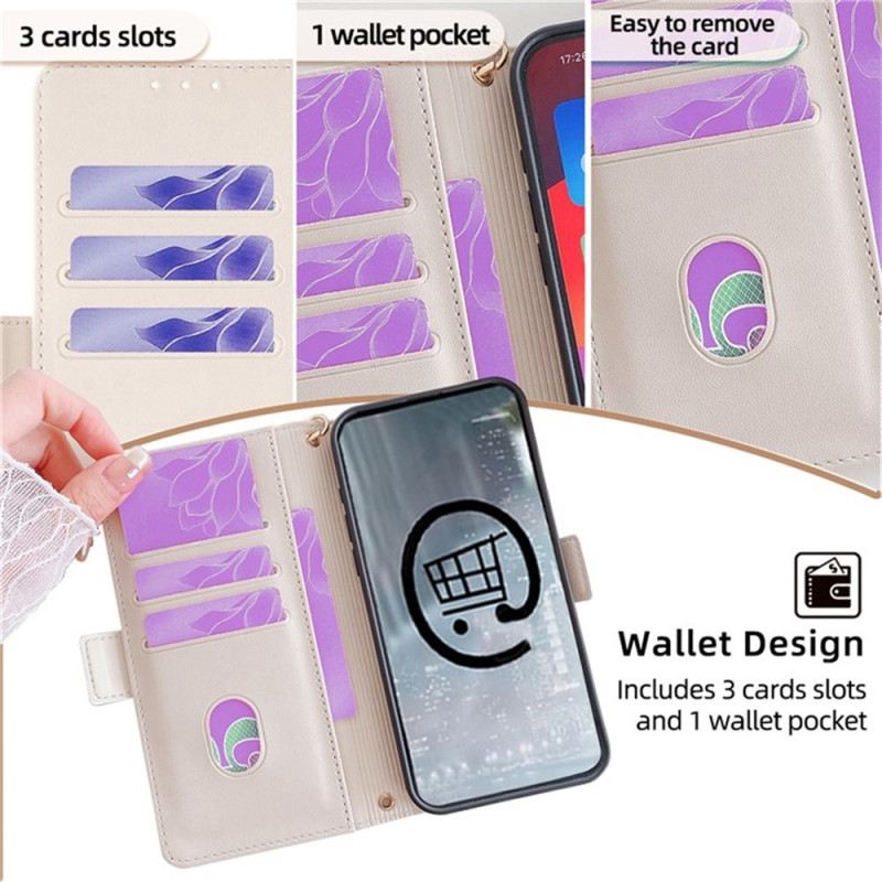 Lederhüllen Realme C71 Rfid-blockierung Und Goldverschluss