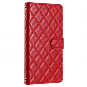 Lederhüllen Oppo A98 5g Gesteppt
