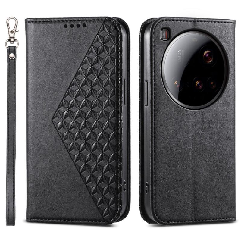 Flip Case Für Xiaomi 15 Ultra Geldbörse Mit Riemen